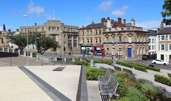 Barnsley town centre, UK