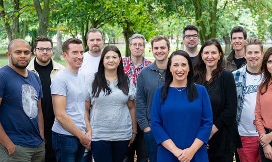 Staff photo of Yorkshire based digital agency, HMA