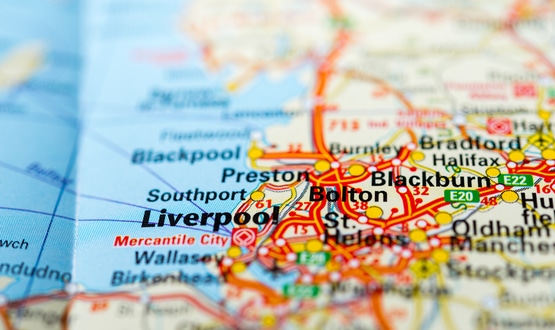 Map of Liverpool