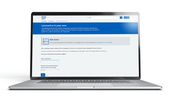 NHS Digital’s online Covid-19 dashboard used three million times